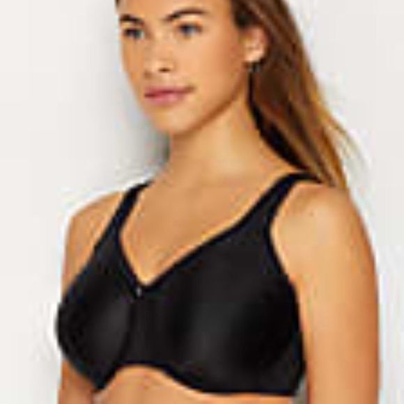 NWOT Wacoal 34G Black Every Day Beauty Minimizer Bra - Picture 2 of 12